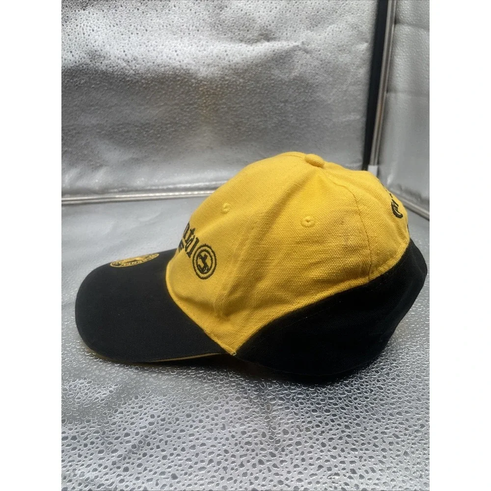 Continental Tire Baseball Cap Embroidered Yellow Black Adjustable Racing Cars